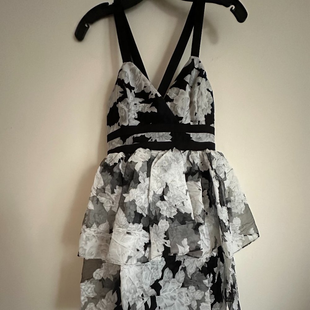 BCBGGeneration Mini Dress | Size 4 | Black / Comb - NEW